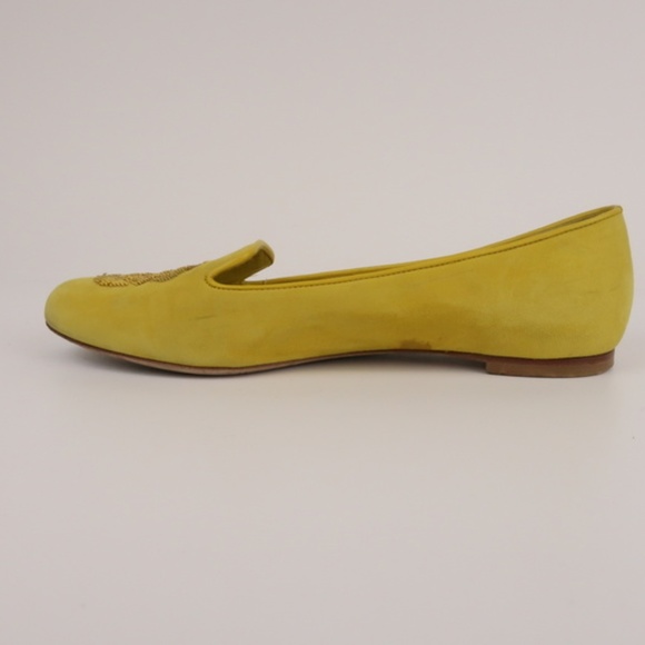 Alexander McQueen Sequin Skull Slippers Suede - Picture 7 of 8